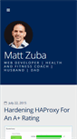 Mobile Screenshot of mattzuba.com